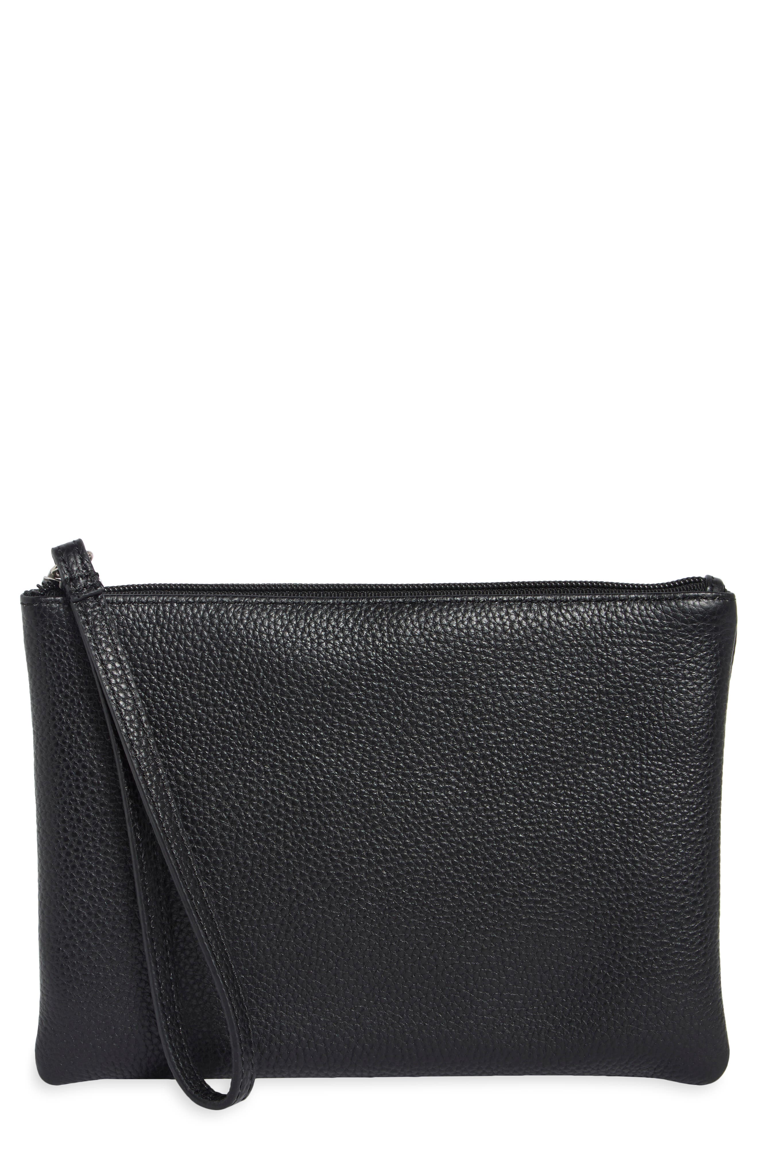 Pebbled Wristlet