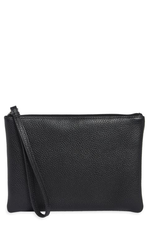 Pebbled Wristlet