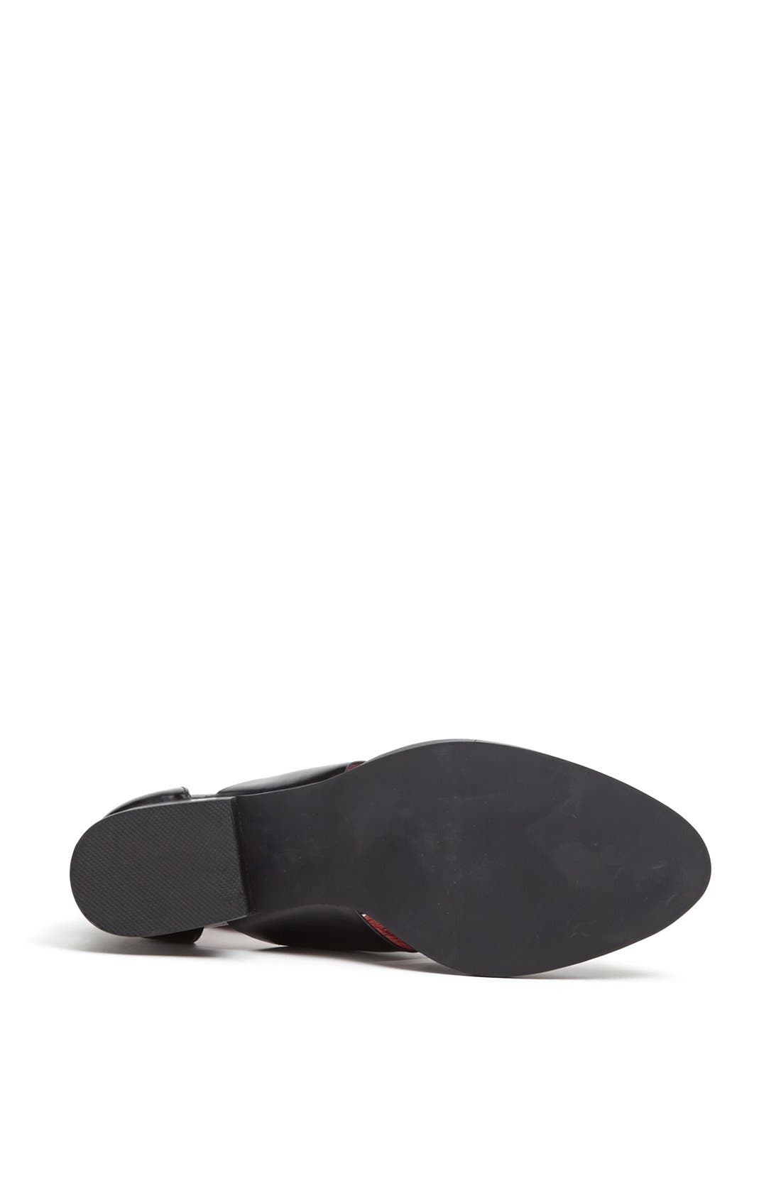 'Carina' Bootie, Alternate, color, BLACK