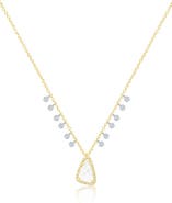 Meira T White Topaz Pendant Necklace