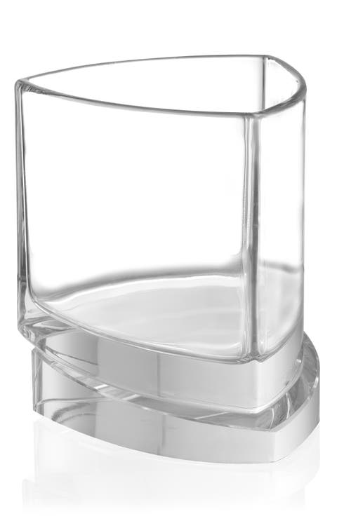 Aqua Vitae Triangle Off Base Set of 2 Whiskey Glasses