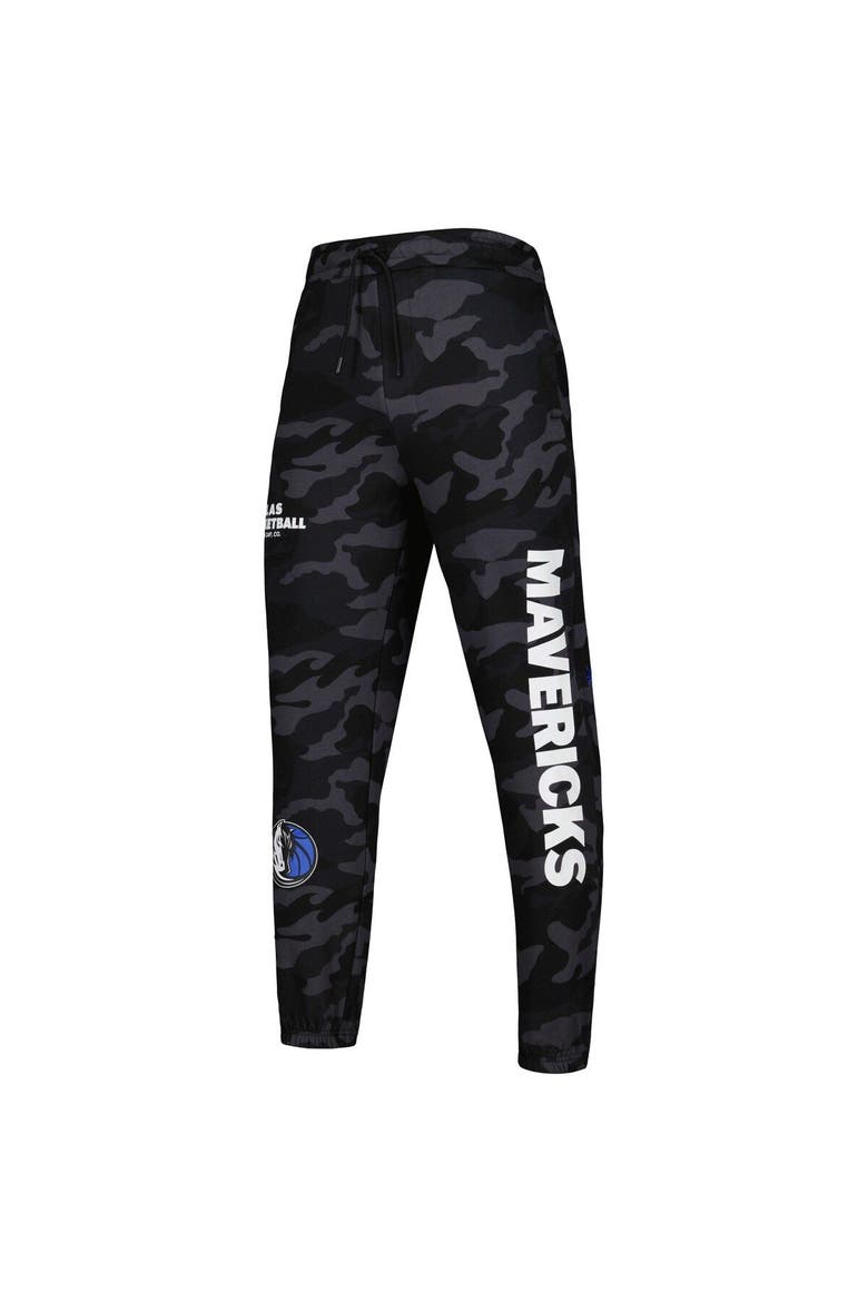 Men's New Era Black/Camo Dallas Mavericks Tonal Joggers, Alternate, color, Black