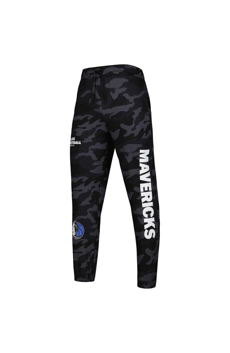 New Era Men's New Era Black/Camo Dallas Mavericks Tonal Joggers, Alternate, color, Black