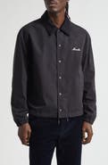 Moncler Arinell Logo Embroidered Shirt Jacket
