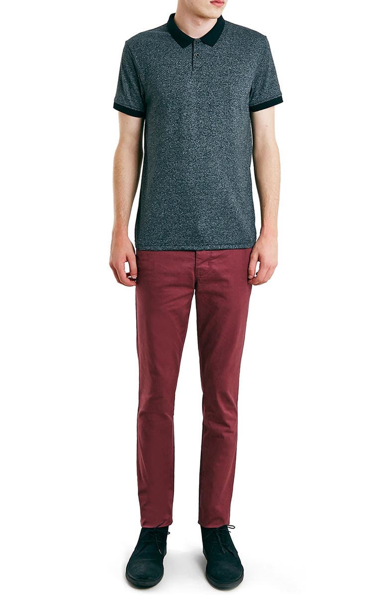 Topman Stretch Skinny Fit Chinos, Alternate, color,