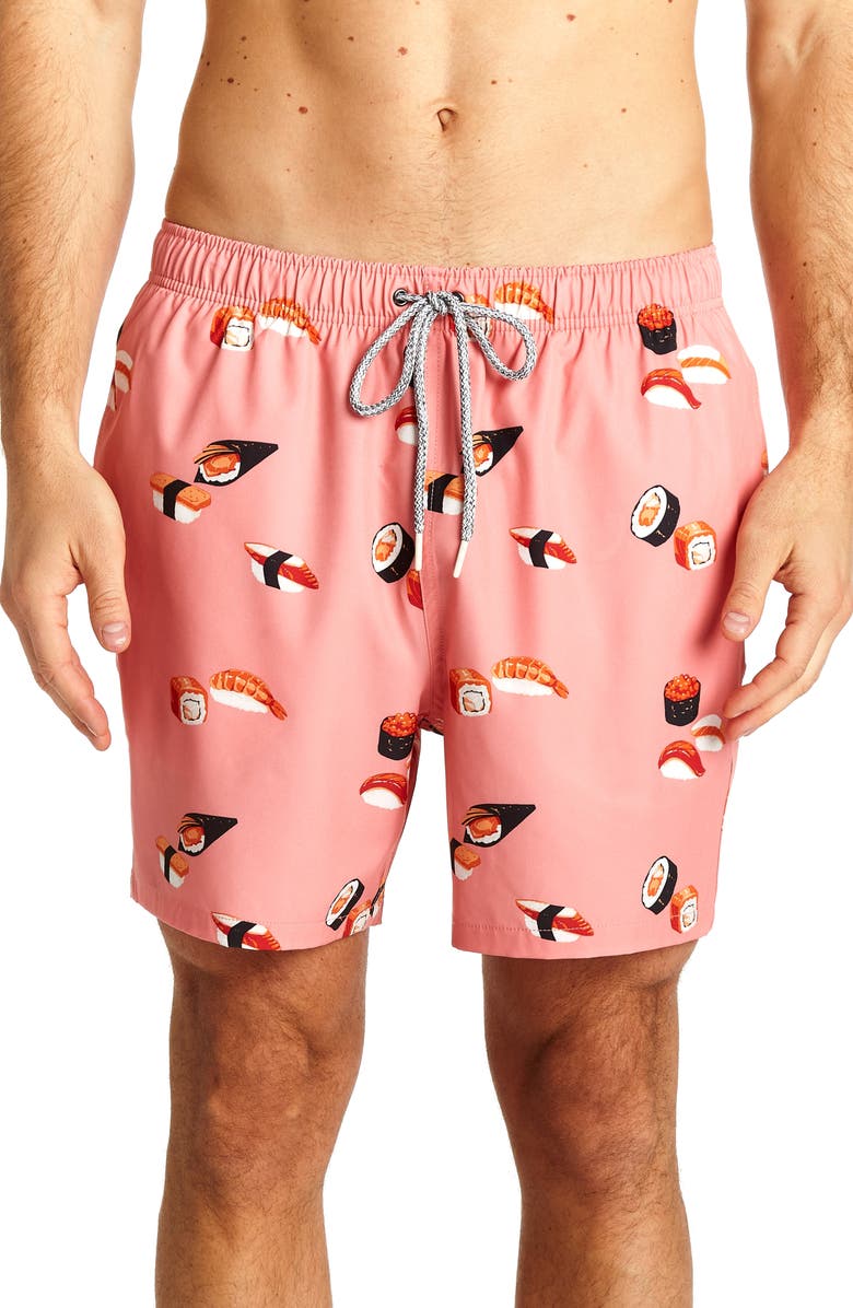 Rainforest Rock & Roll Trunks, Main, color, Flamingo Pink