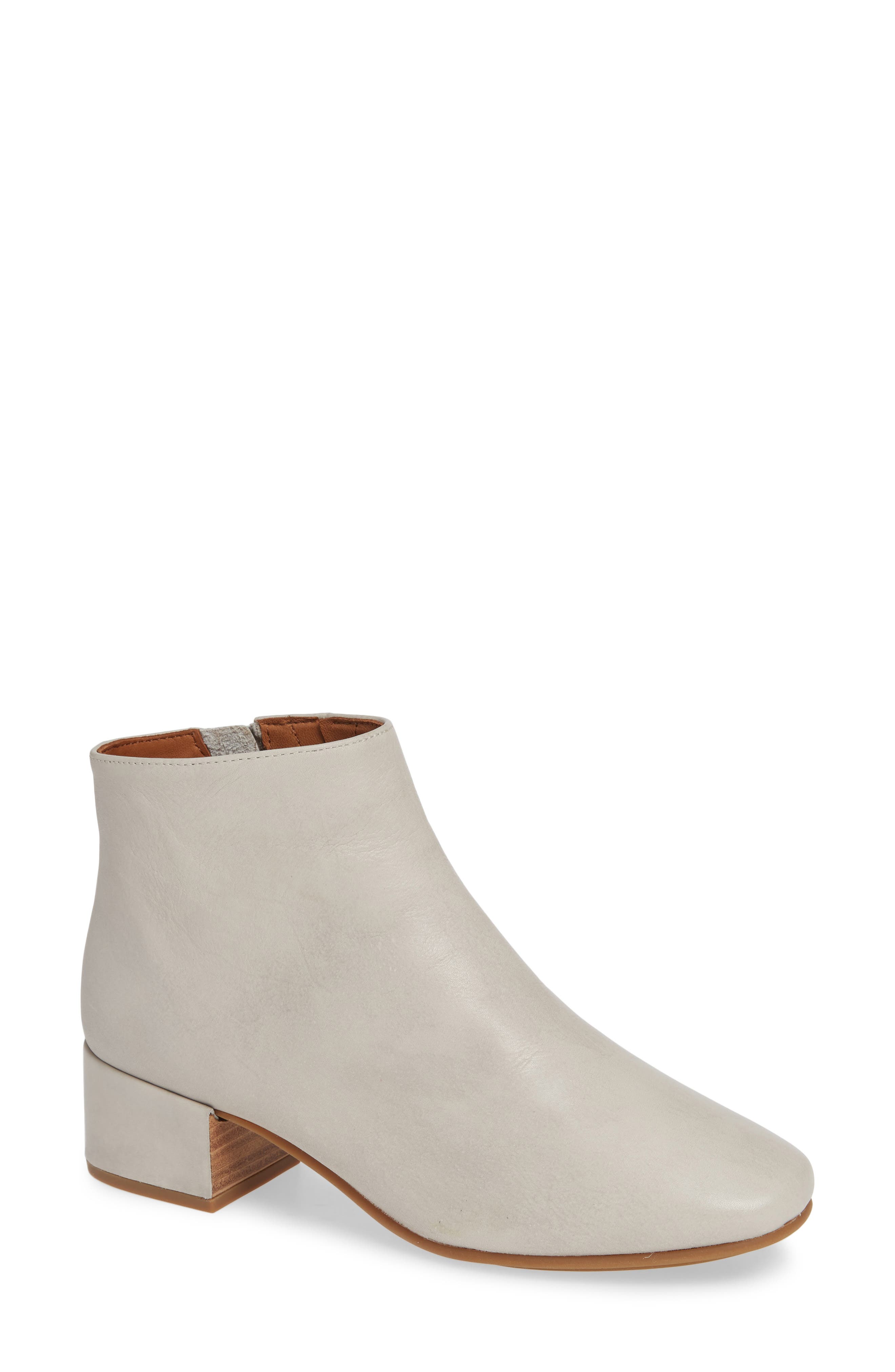 by Kenneth Cole Ella Bootie, Main, color, LIGHT GREY LEATHER