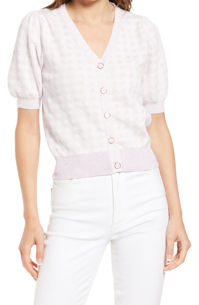 Heartloom Tucker Short Sleeve Cardigan, Main, color,