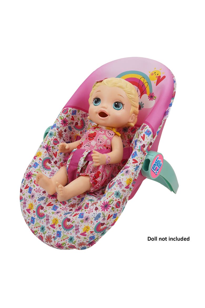 Deluxe Doll Car Seat, Alternate, color, Multicolored