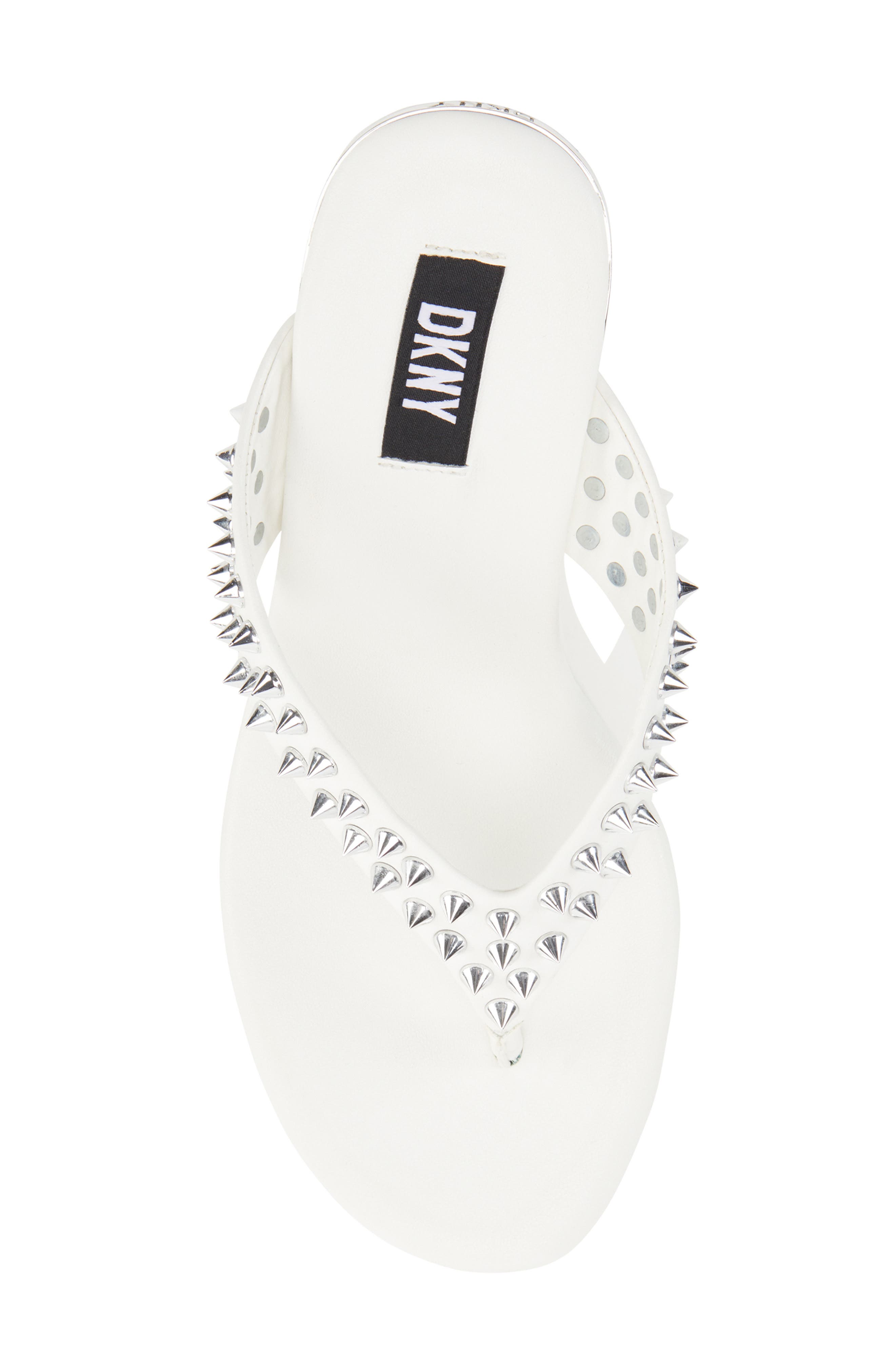 Tina Studded Platform Flip Flop, Alternate, color, WHITE
