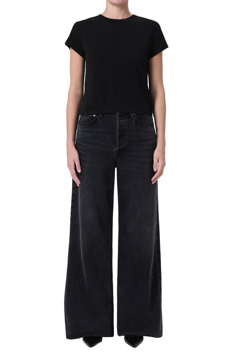 AGOLDE Dame High Waist Wide Leg Organic Cotton Jeans, Alternate, color,