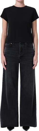 Dame High Waist Wide Leg Organic Cotton Jeans