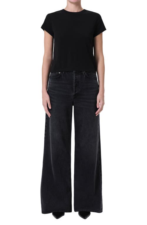 Agolde Dame High Waist Wide Leg Organic Cotton Jeans In Hitch
