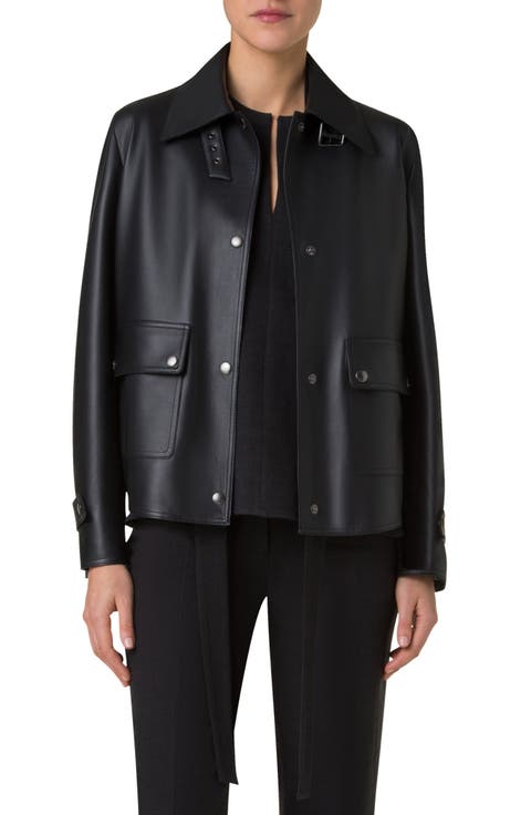 Arthos Lambskin Leather Jacket