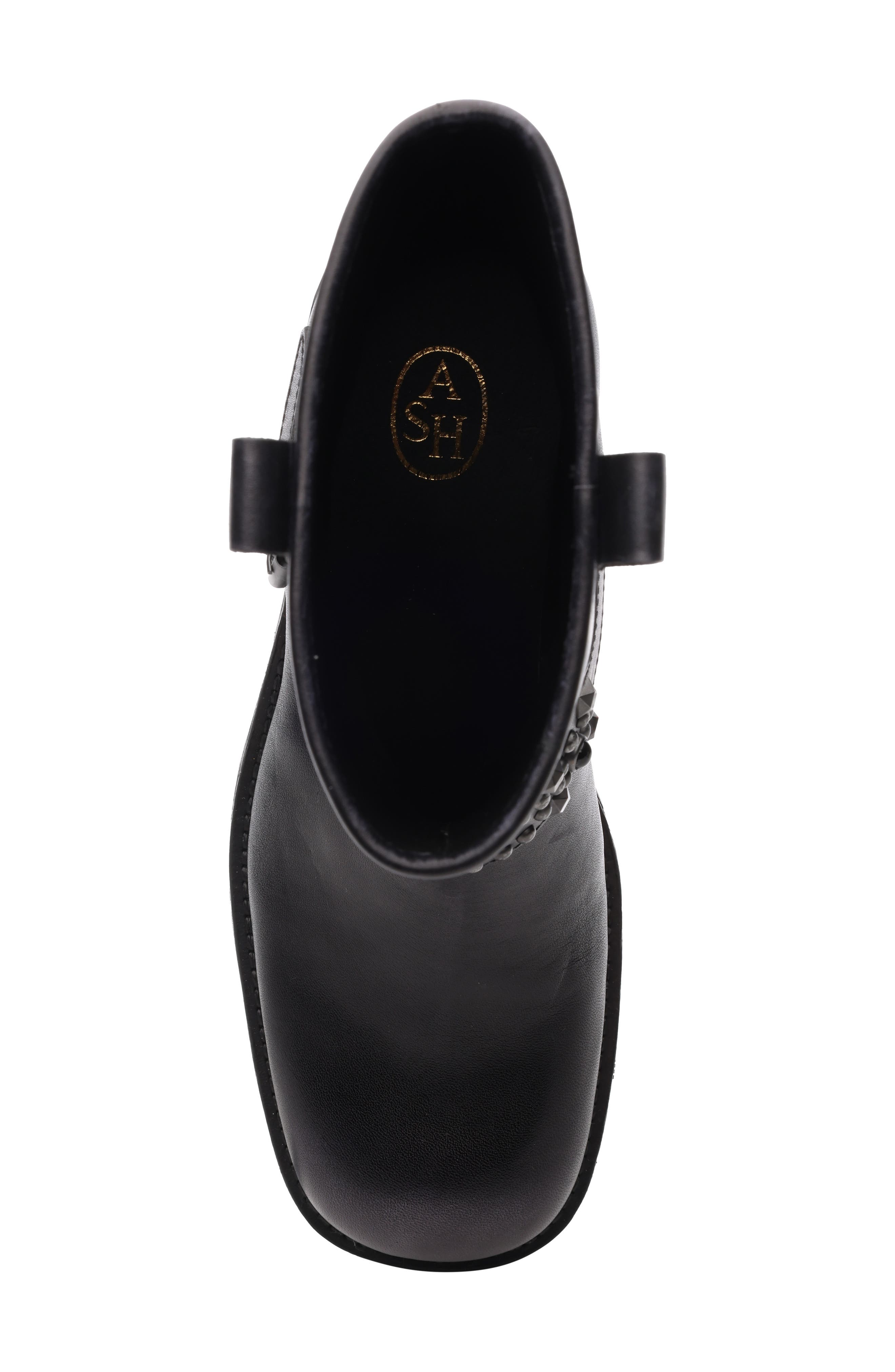 Ash Tequila Moto Bootie, Alternate, color, Black