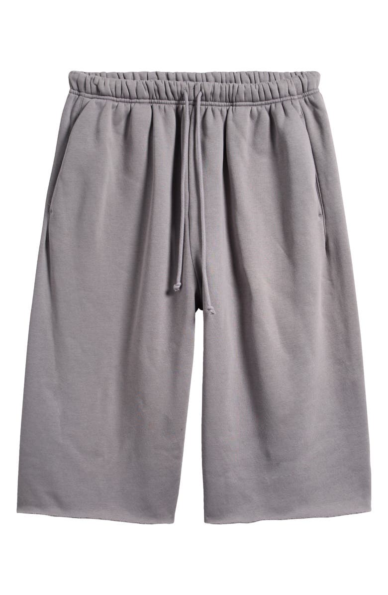 SKIMS Relaxed Long Shorts, Alternate, color, Shadow