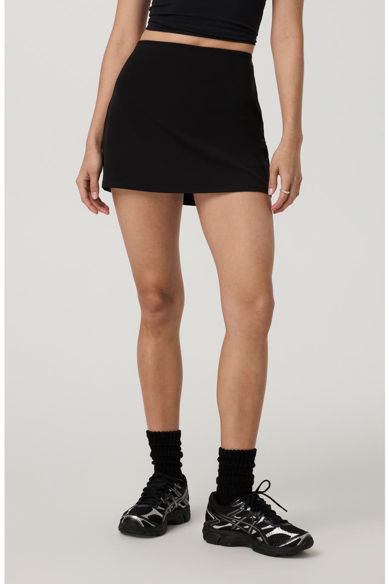 Alltheform Performance Skort, Main, color, BLACK