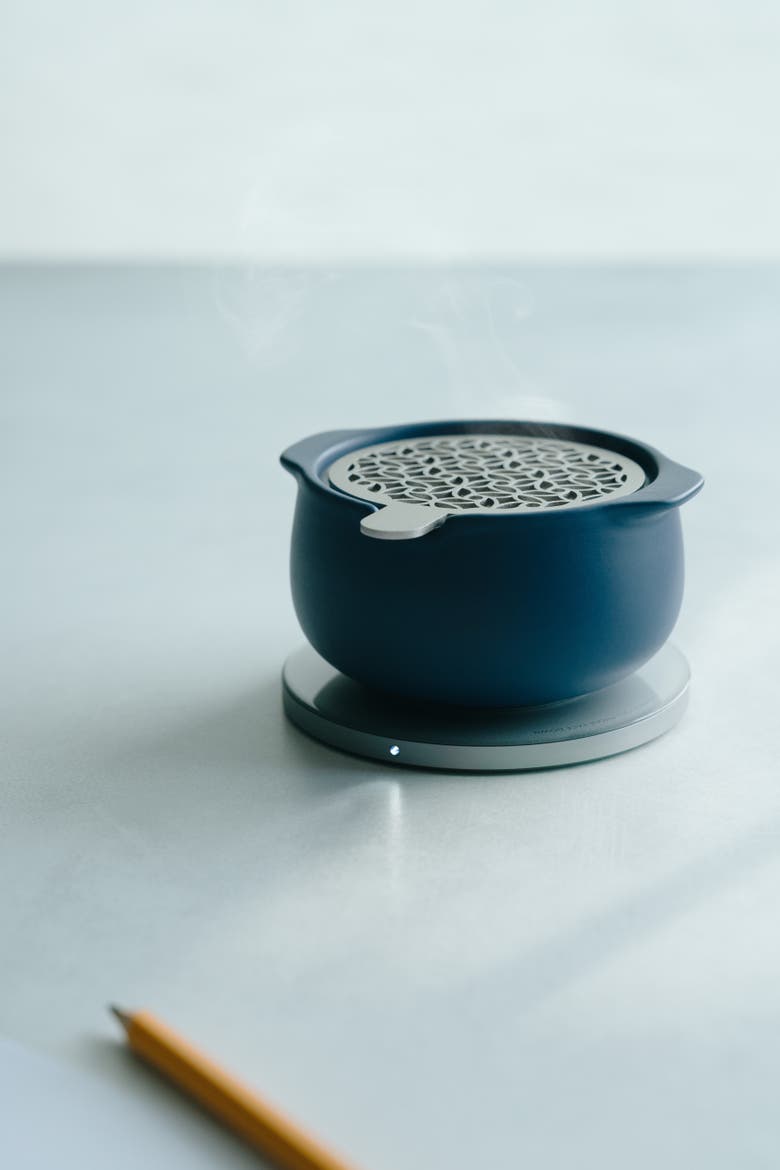 Jun Self-Heating Diffuser Set, Alternate, color, Navy Blue