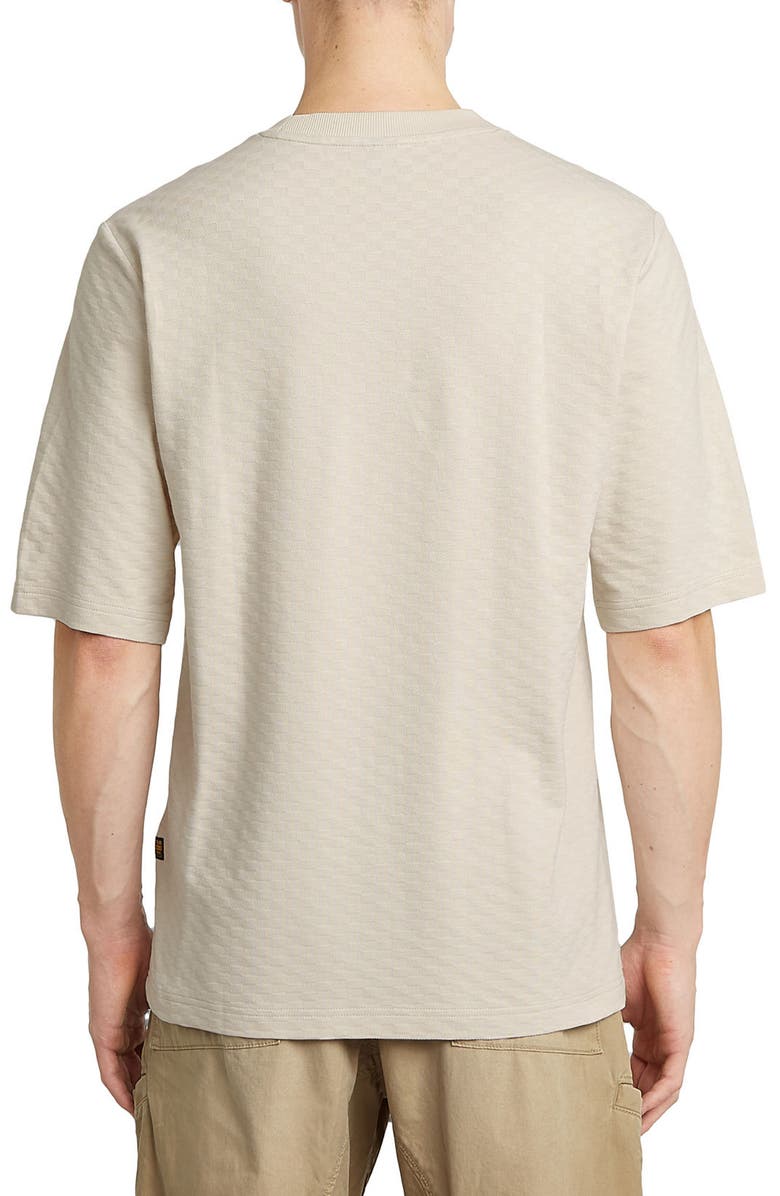 G-STAR Checquard Logo Organic Cotton T-Shirt, Alternate, color, White Bait