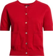 Rails Aisley Short Sleeve Cotton & Cashmere Cardigan