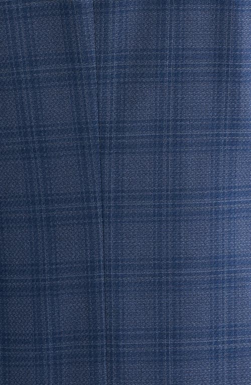 Hugo Boss Boss Hutson Slim Fit Plaid Sport Coat In Blue