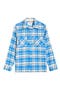 selected Blue / Ecru