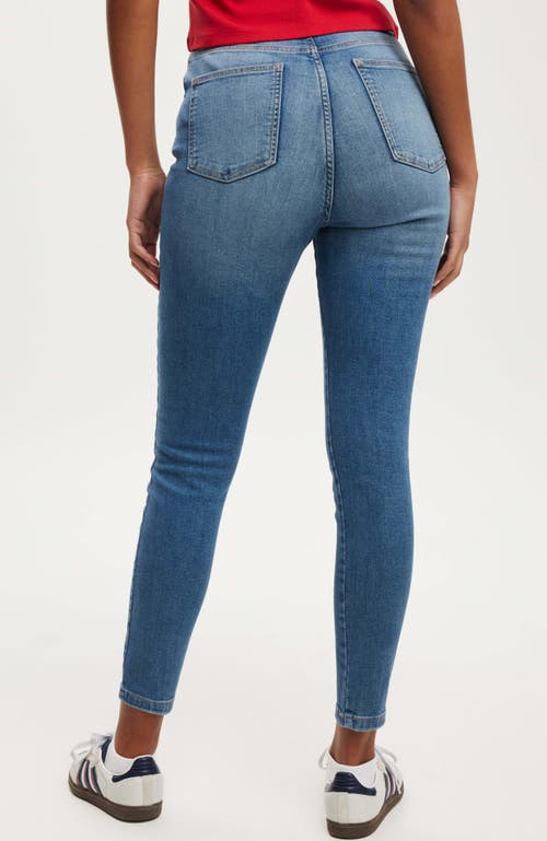 Cotton On Curvy High Stretch Skinny Jean In Freshwater Blue