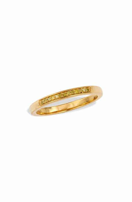 SAVVY CIE JEWELS Diamond Stackable Band Ring