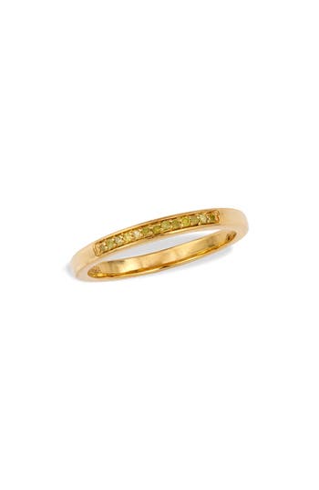 Savvy Cie Jewels Diamond Stackable Band Ring In Gold