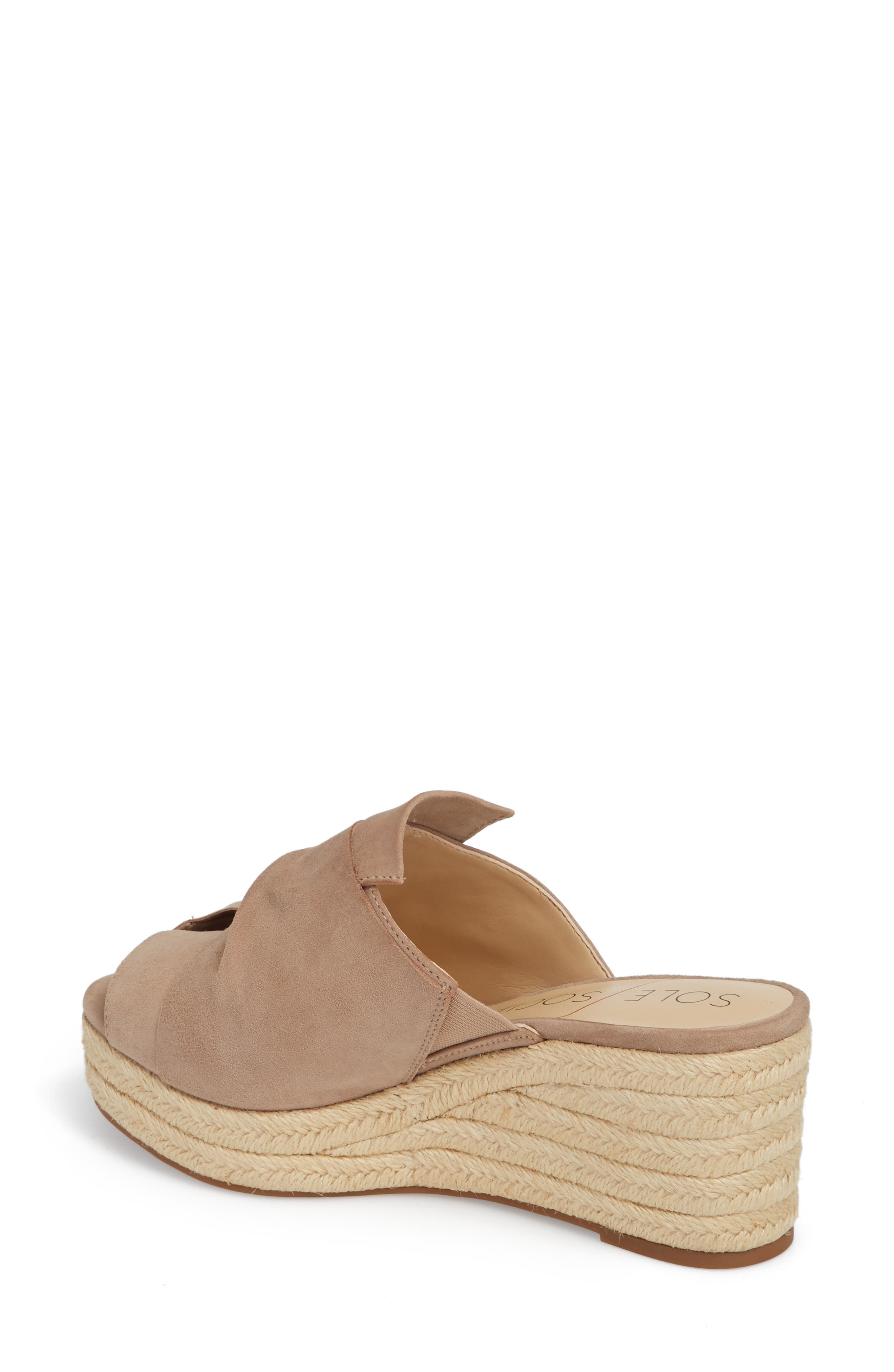 Carima Espadrille Wedge, Alternate, color, TAUPE FABRIC