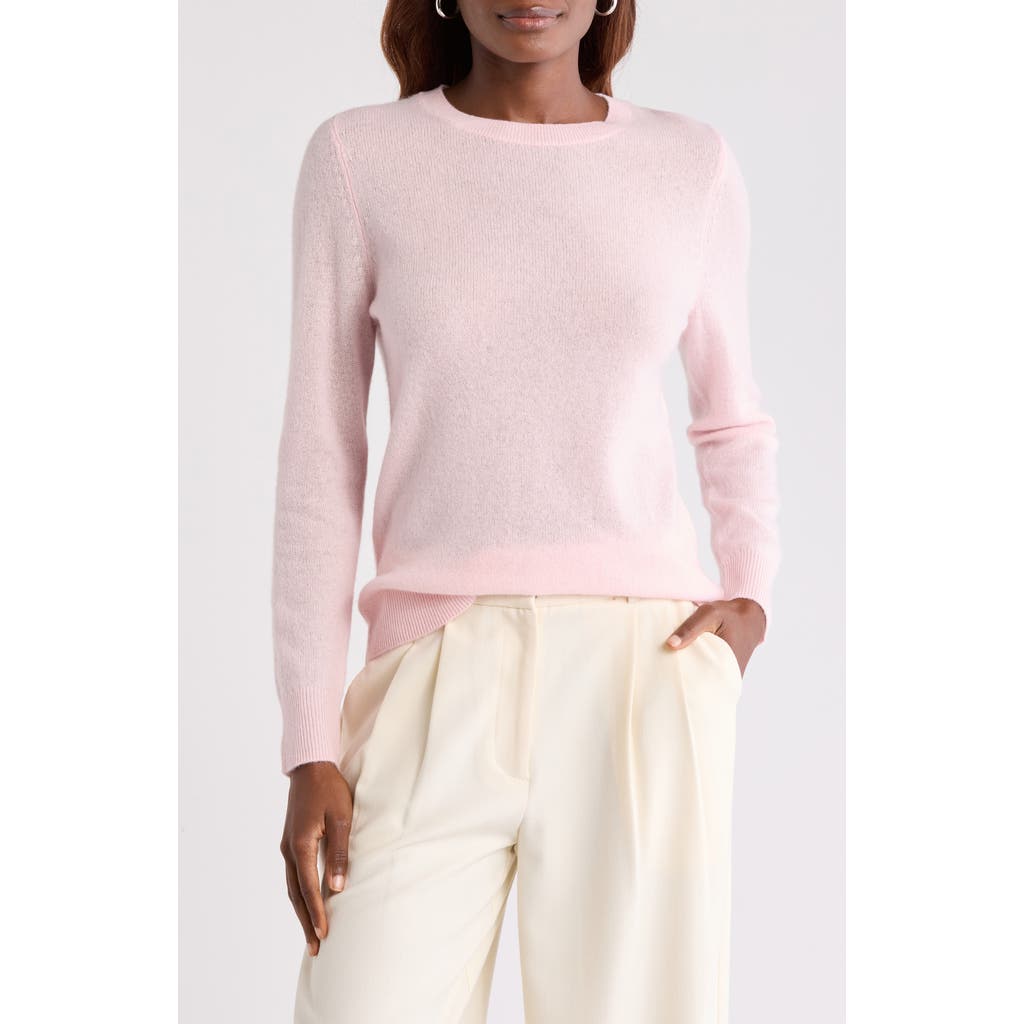 Nordstrom Crewneck Cashmere Sweater In Pink