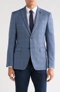 John Varvatos Star USA Plaid Two-Button Sport Coat