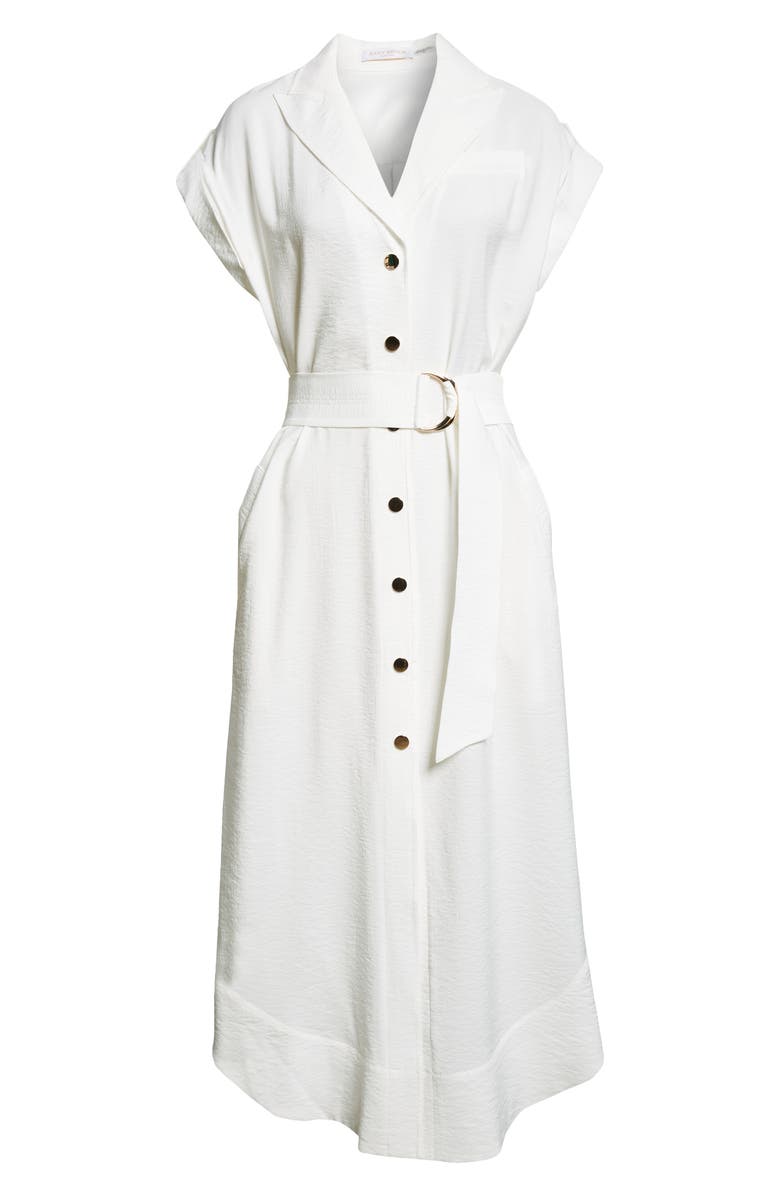 Ramy Brook Celia Belted Midi Dress, Alternate, color, Ivory