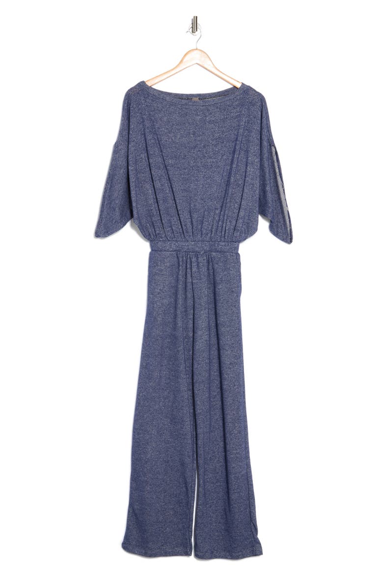 Raglan Sleeve Jumpsuit, Alternate, color, NAVY