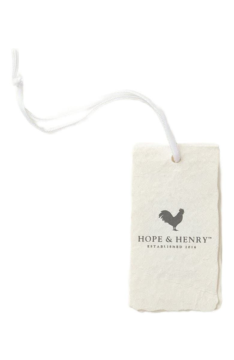 Hope & Henry Baby Shortie Sweater Romper, Infant, Alternate, color, Light Gray Heather Rib