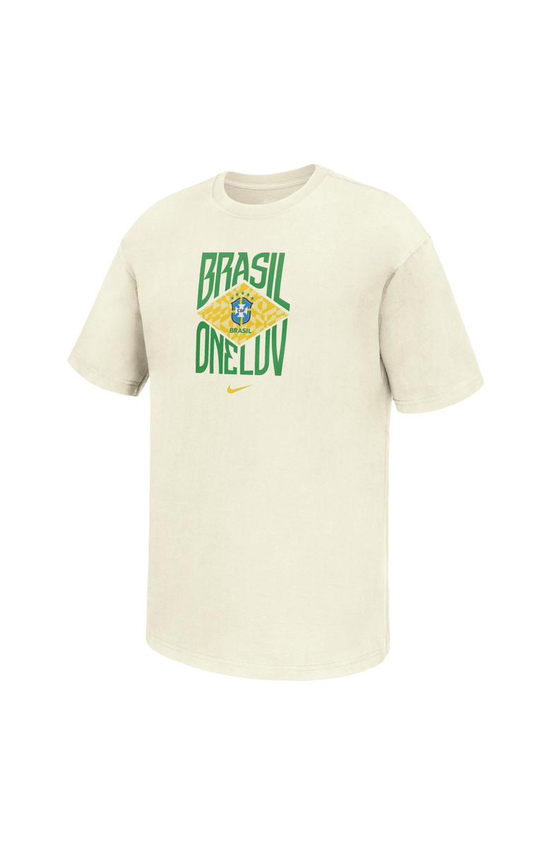 Nike Men's Nike Cream Brazil National Team Max90 T-Shirt, Main, color, Cream