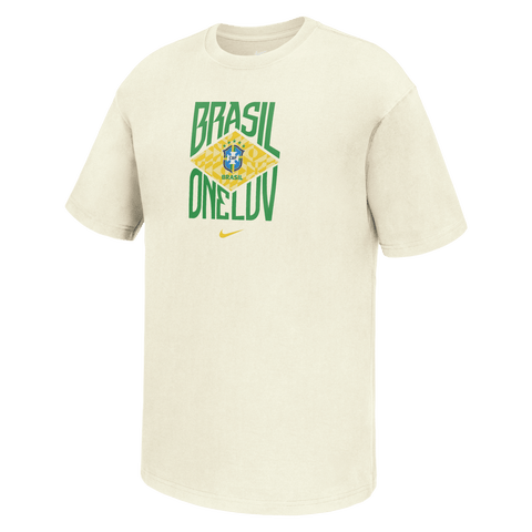 Men's Nike Cream Brazil National Team Max90 T-Shirt