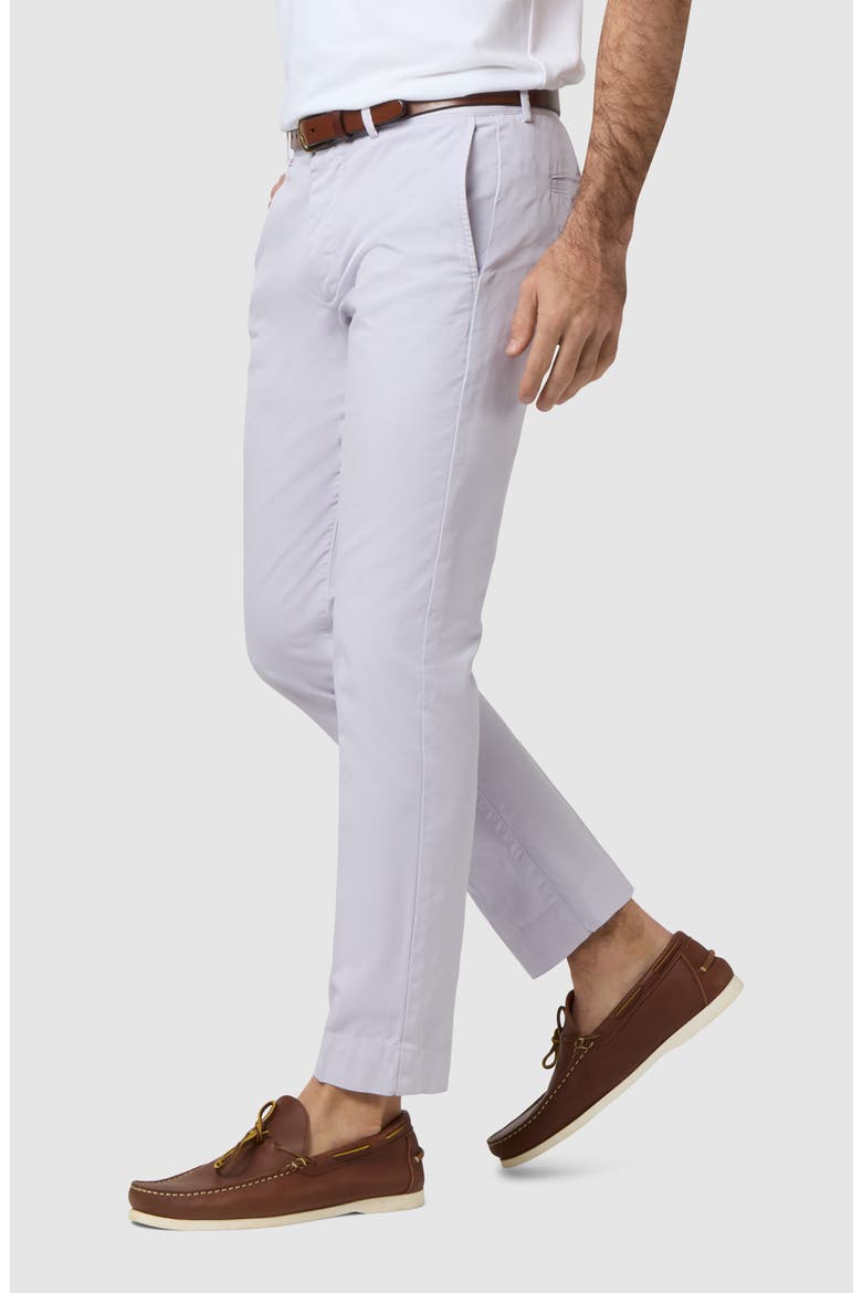 Garment Dye Slim Straight Leg Field Pants, Alternate, color, LAVENDER AP TWILL