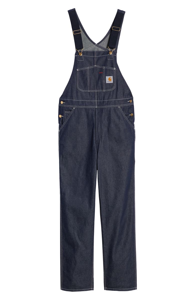 Carhartt Work In Progress Norco Denim Bib Overalls, Alternate, color, 