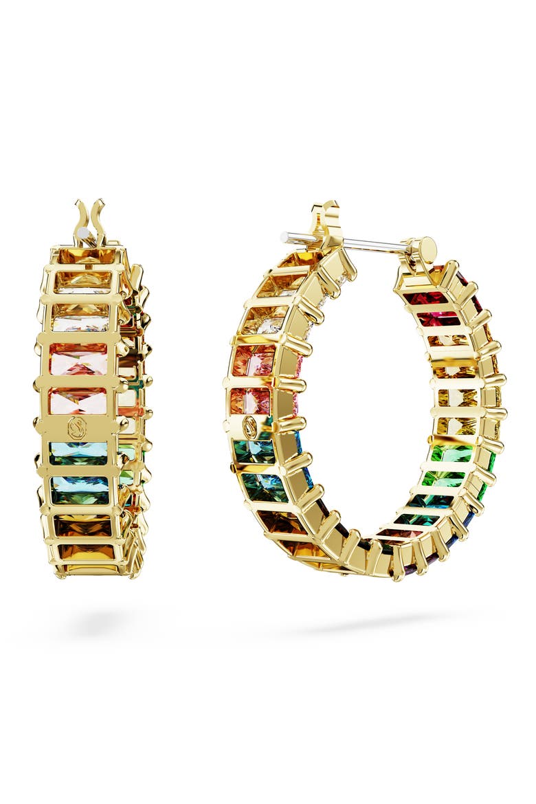 Matrix Pride Hoop Earrings, Alternate, color, MULTICOLORED