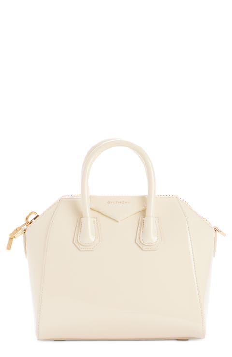 Mini Antigona Patent Leather Satchel
