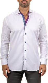 Maceoo Eins Marthy Contemporary Fit Cotton Button-Up Shirt