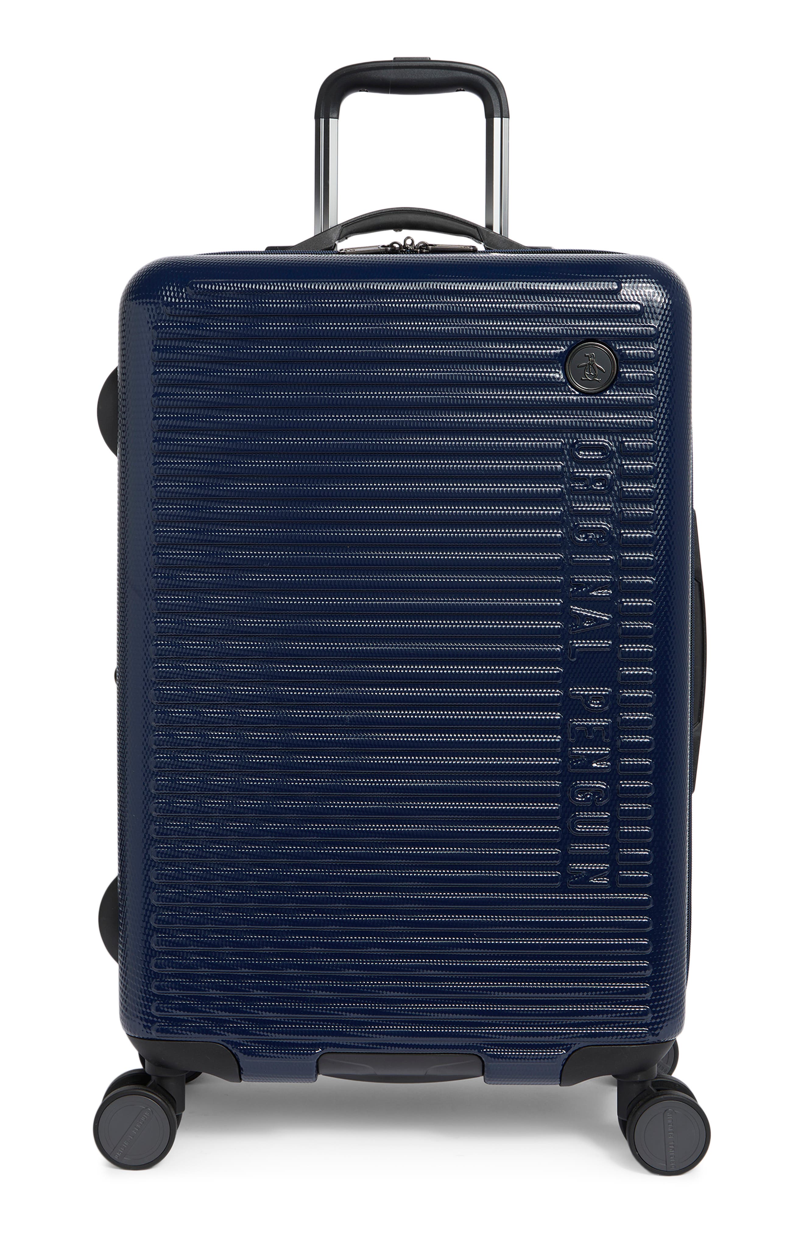 Original Penguin Dexter 25-Inch Hardside Spinner Luggage, Main, color, Navy