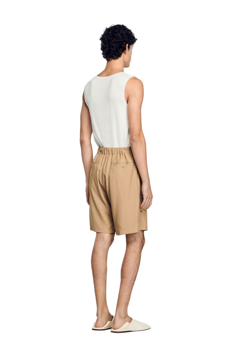 SANDRO Floaty Bermuda shorts, Alternate, color, 