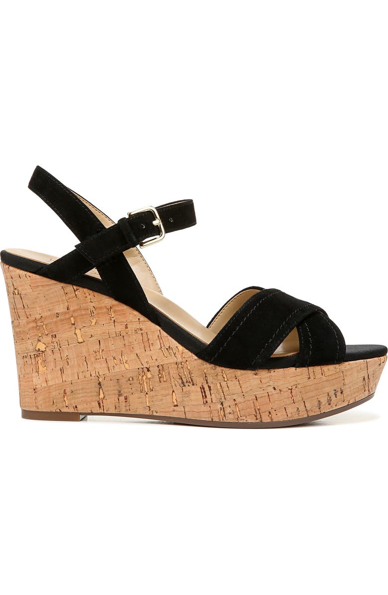 Naturalizer Zia Platform Wedge Sandal, Alternate, color,