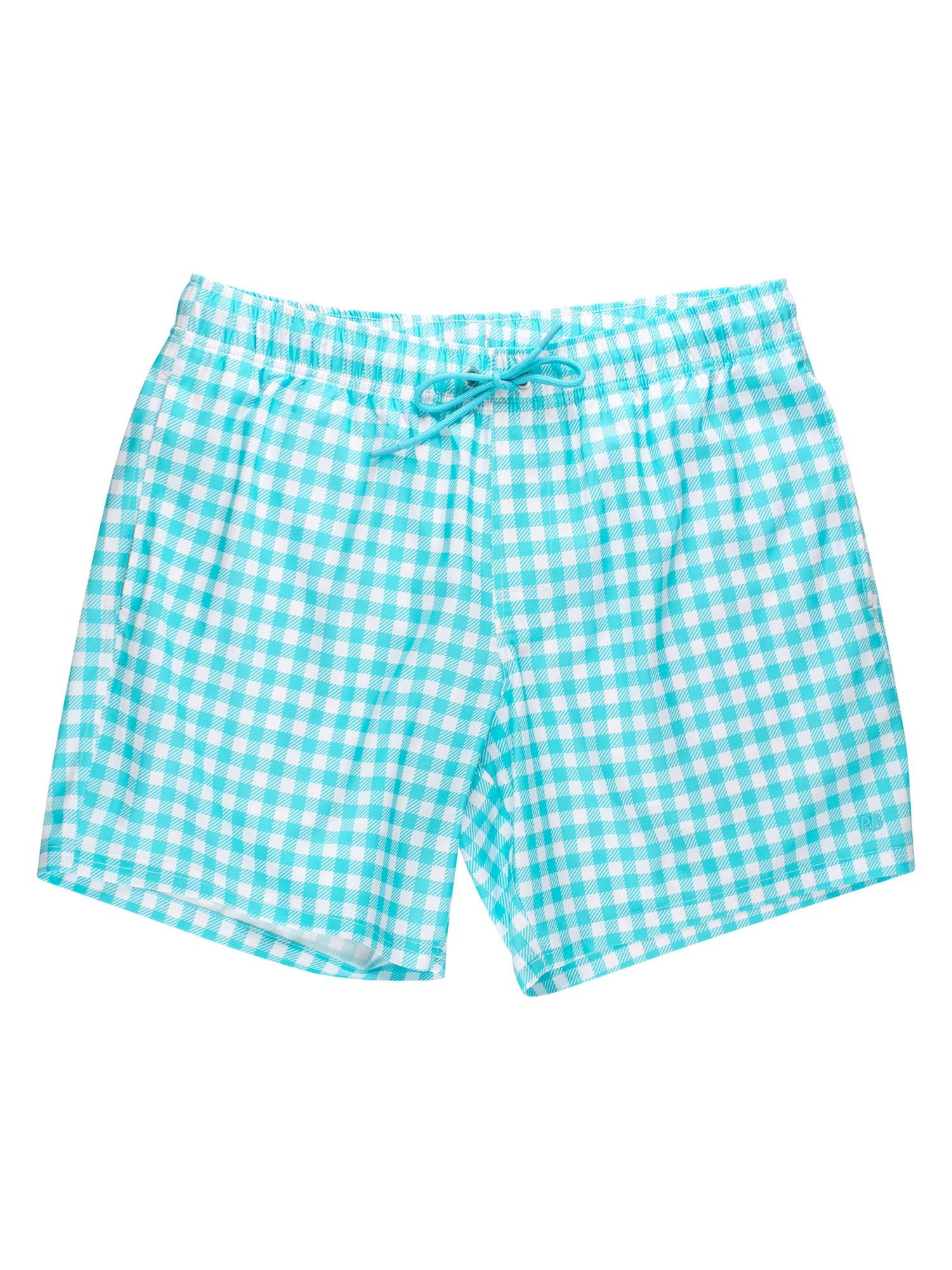 Bright Aqua Gingham