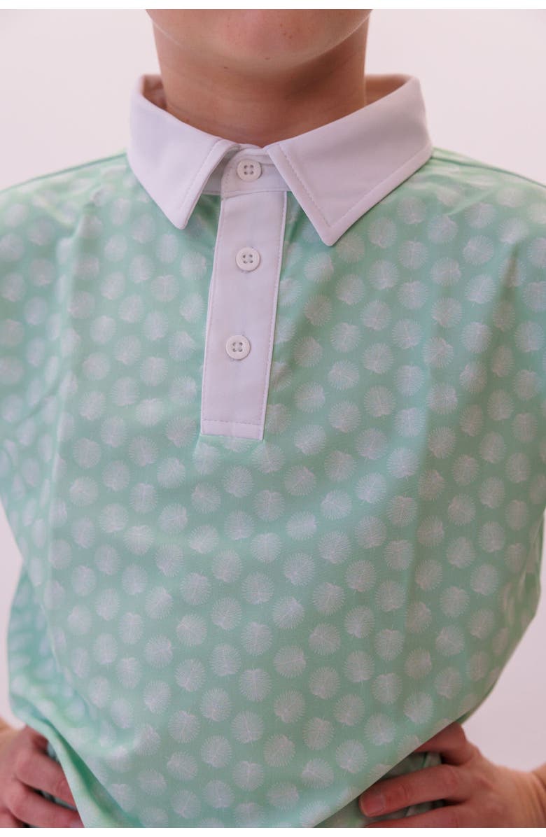 Courtside Kids Boys Polo Shirt, Alternate, color, Palm Green