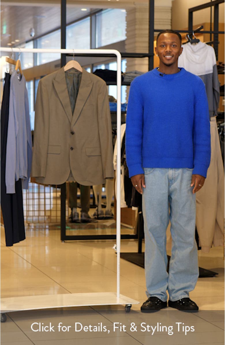 Slim Fit Lyocell & Cotton Blend Sport Coat, sales video thumbnail