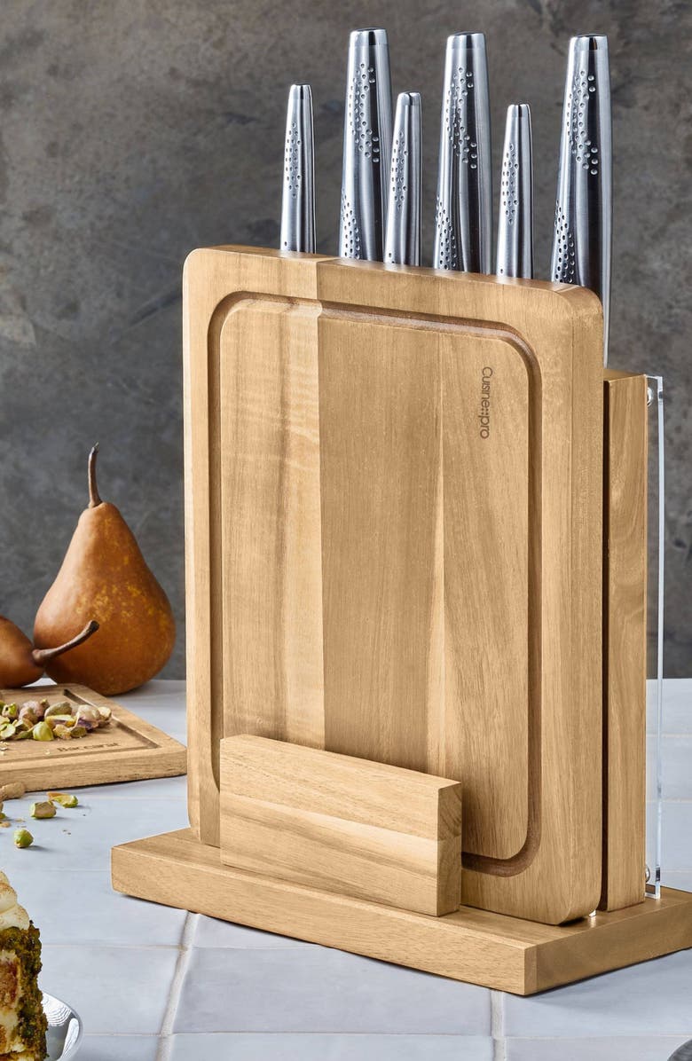 Cuisine::pro<sup>®</sup> iD3<sup>®</sup> SAMURAI<sup>®</sup> Sato 7-Piece Knife Block With Cutting Board, Alternate, color, Silver