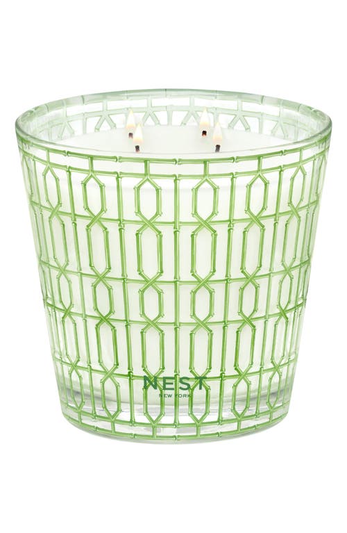 Nest New York Bamboo Decorative Luxury Candle 47.3 Oz. In Green